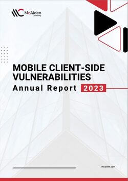 Mobile App Client-side Vulnerability Report 2023